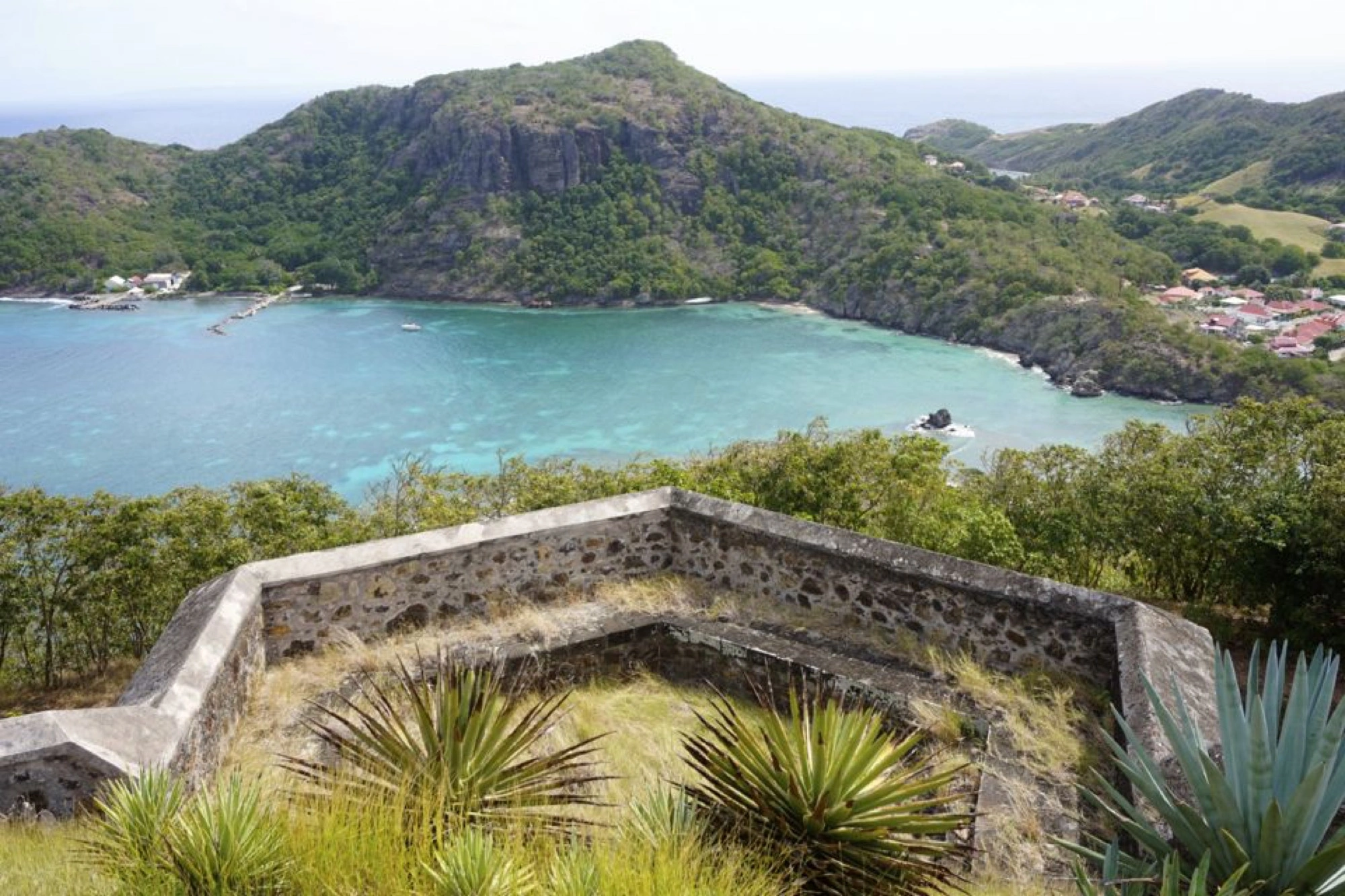 La baie des Saintes vue du fort