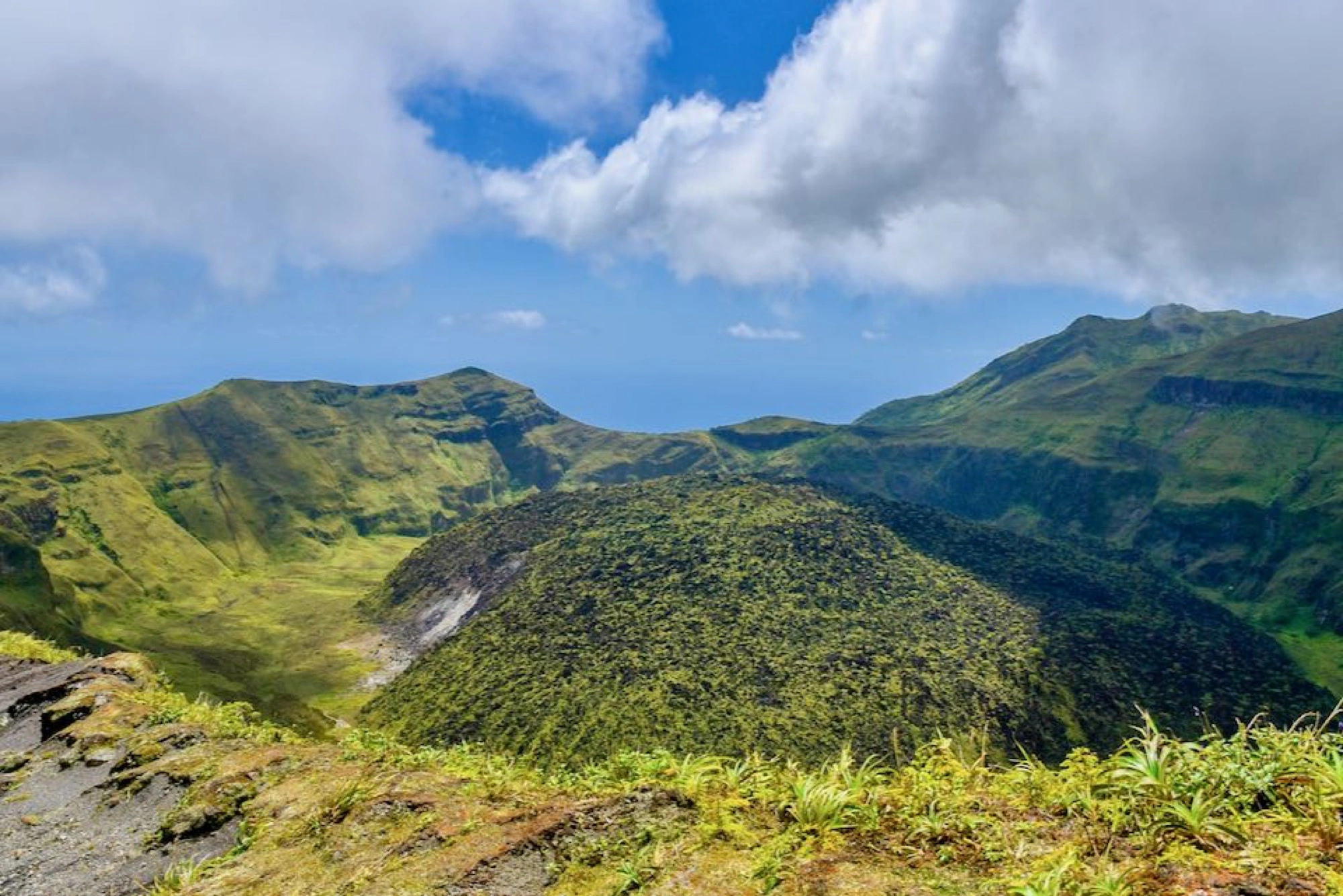 Le volcan de la Soufrière