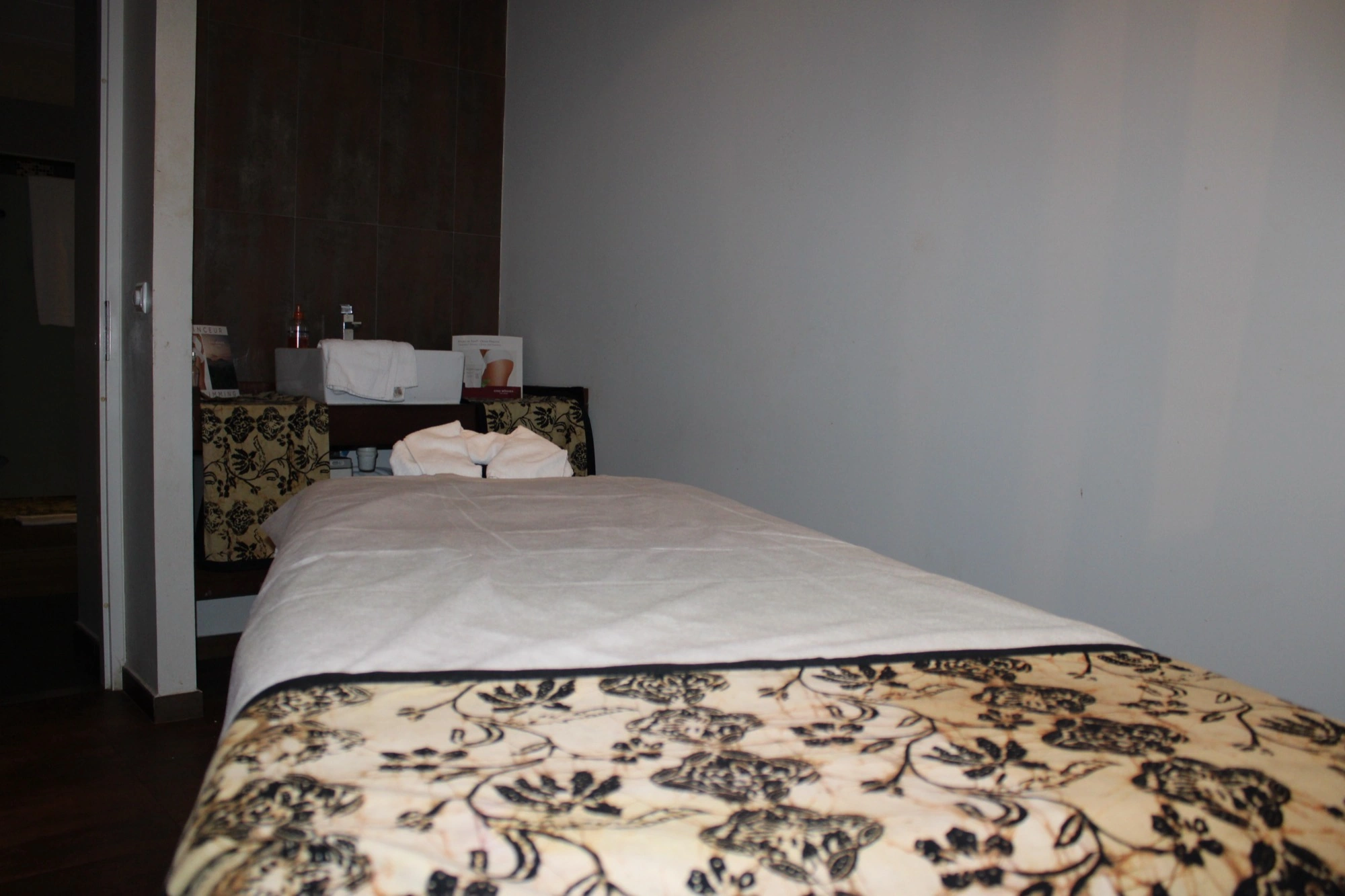 Cabine de massage du spa Jardin des 5 Sens